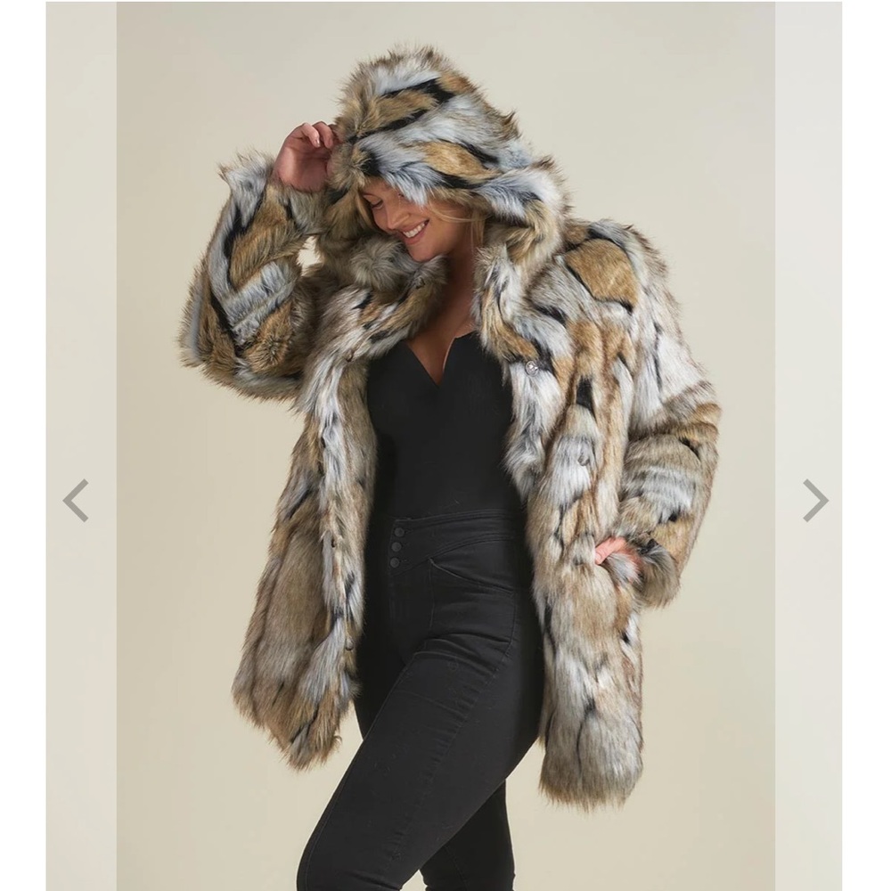 Spirithoods Wolverine Hooded Faux Fur Coat